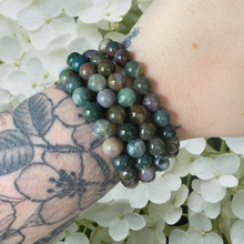 Load image into Gallery viewer, Moss Agate Bracelet
