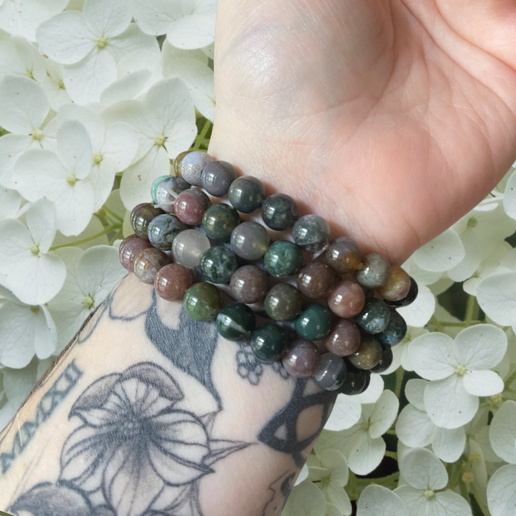 Moss Agate Bracelet